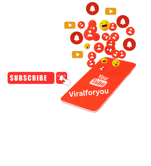 Boost your YouTube channel's growth with Viralforyou! Buy real subscribers for increased visibility and engagement today