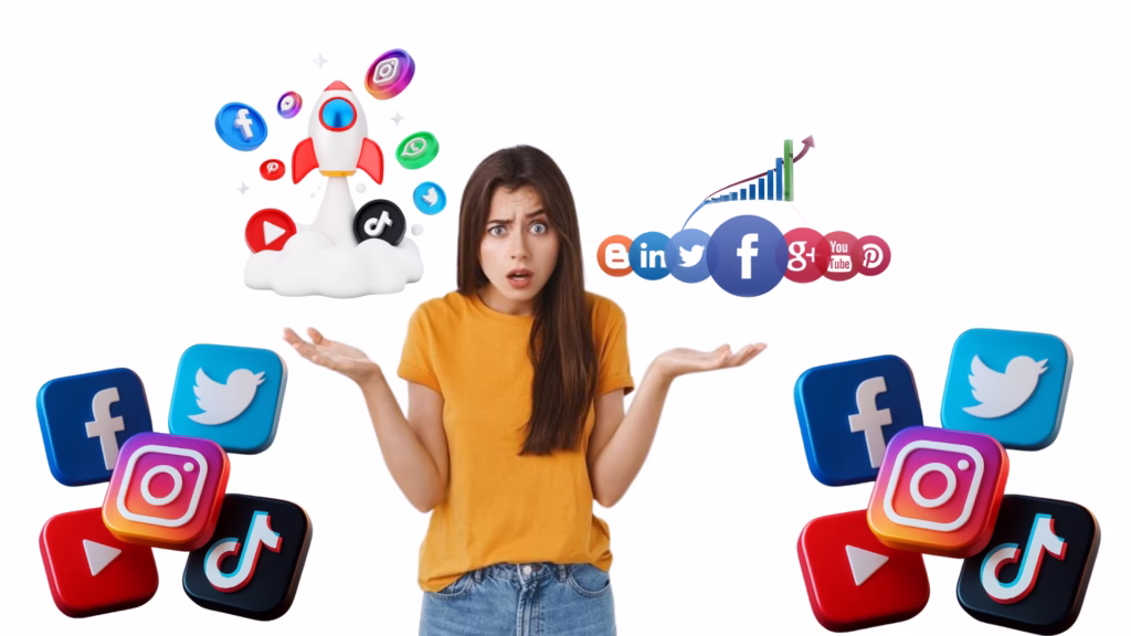 Social media marketing helps you grow your brand, increase engagement, and reach more customers.