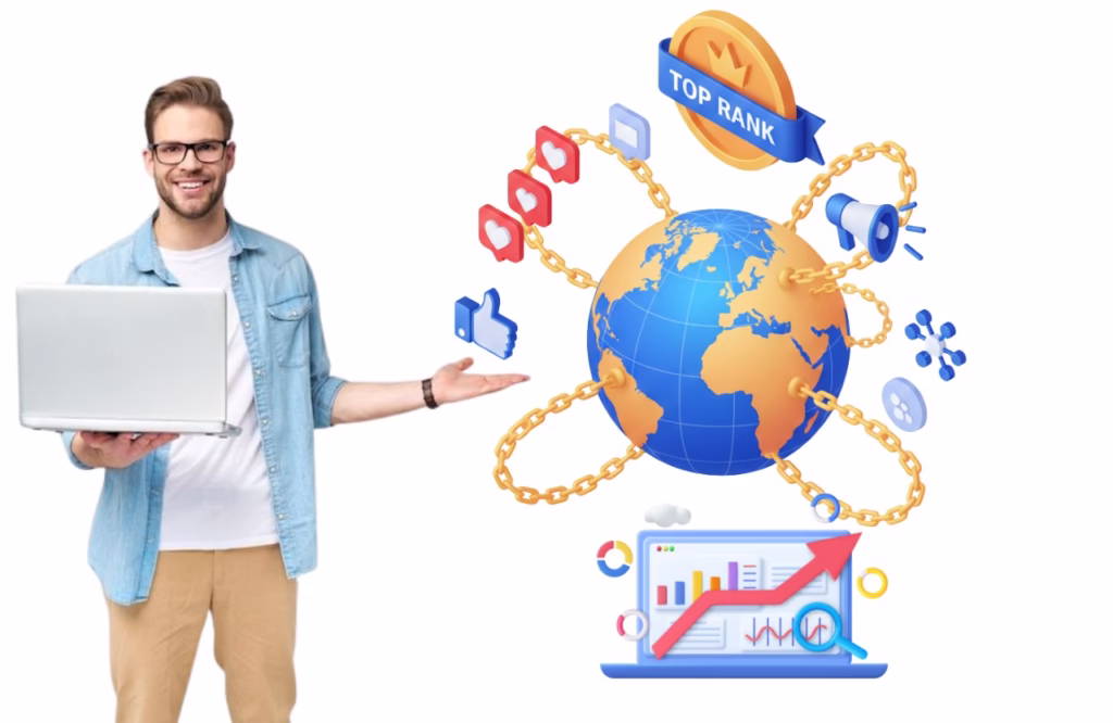 Off-page SEO services to improve website authority, build high-quality backlinks, increase search engine rankings, and drive organic traffic growth.