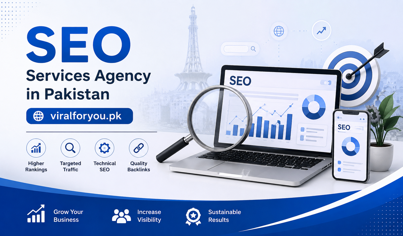 SEO Services Agency in Pakistan helping businesses improve search rankings and online growth